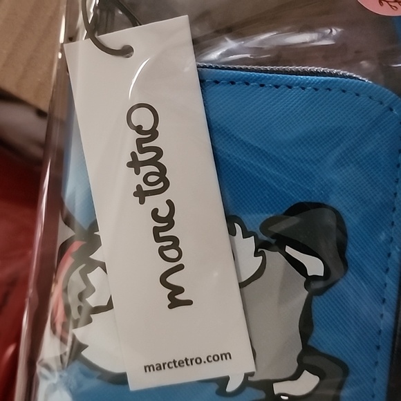 Marc Tetro NWT Wallet wristlet his famous Schnauzer design no box - Picture 5 of 5